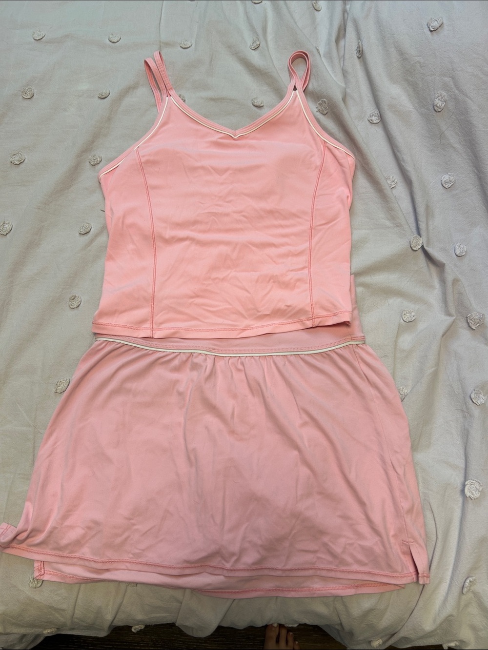 all in motion Light Pink Tank & Skirt Sleep Set